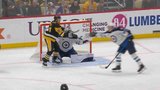 Penguins’ Kindel goal stands after review for potential high stick