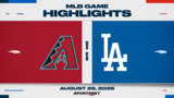 MLB Highlights: Diamondbacks 3, Dodgers 0
