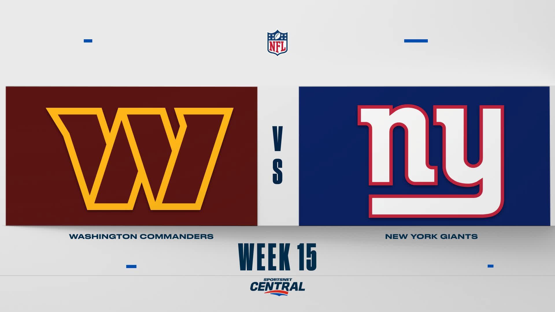 NFL Highlights: Commanders 29, Giants 21