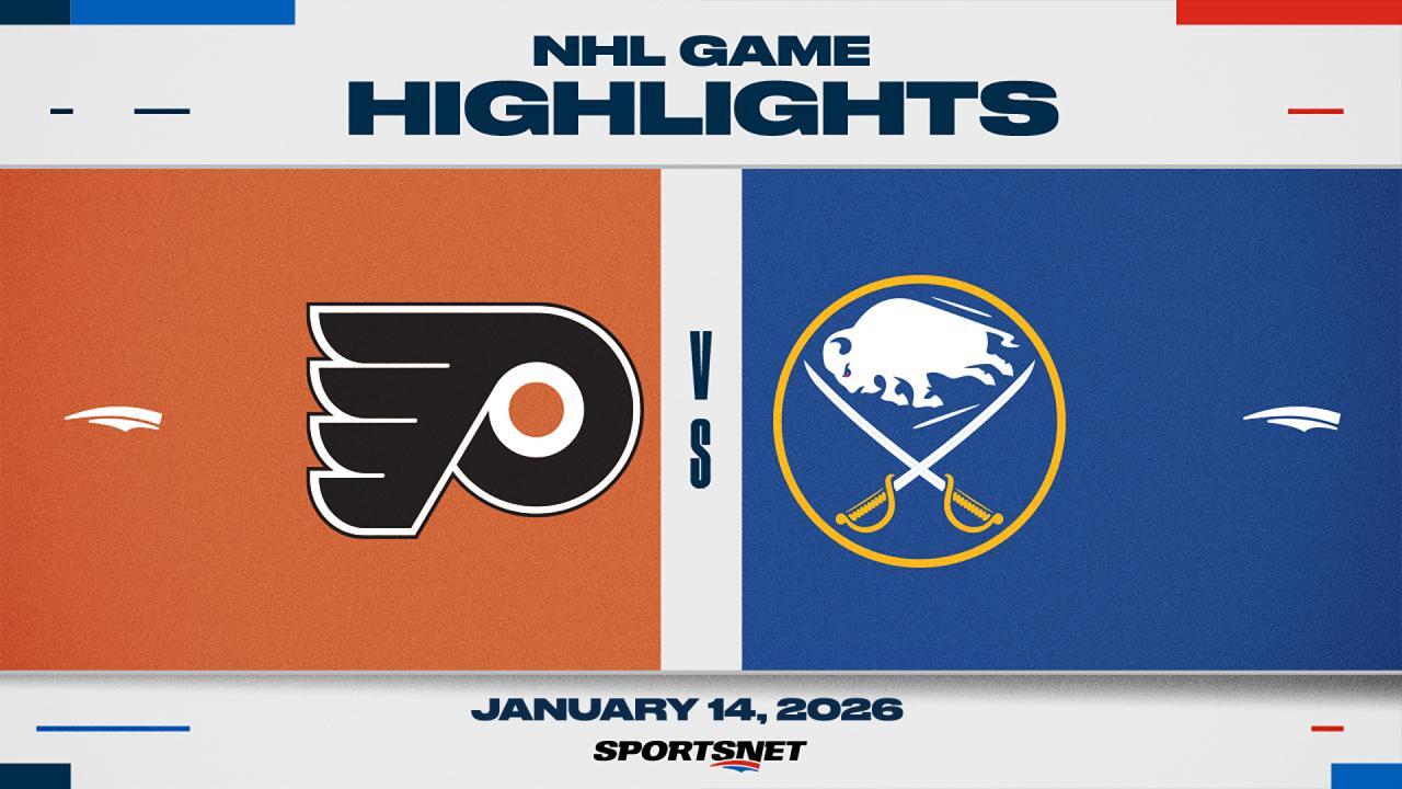 NHL Highlights: Sabres 5, Flyers 2