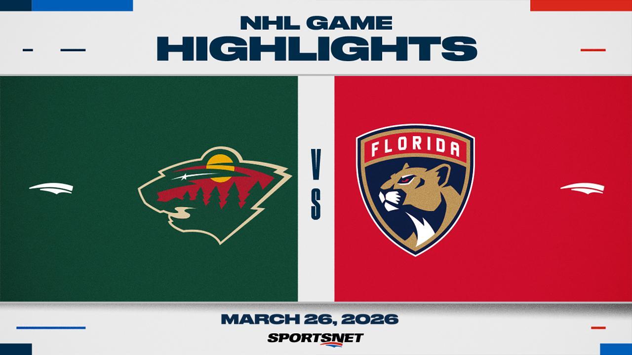 NHL Highlights: Wild 3, Panthers 2