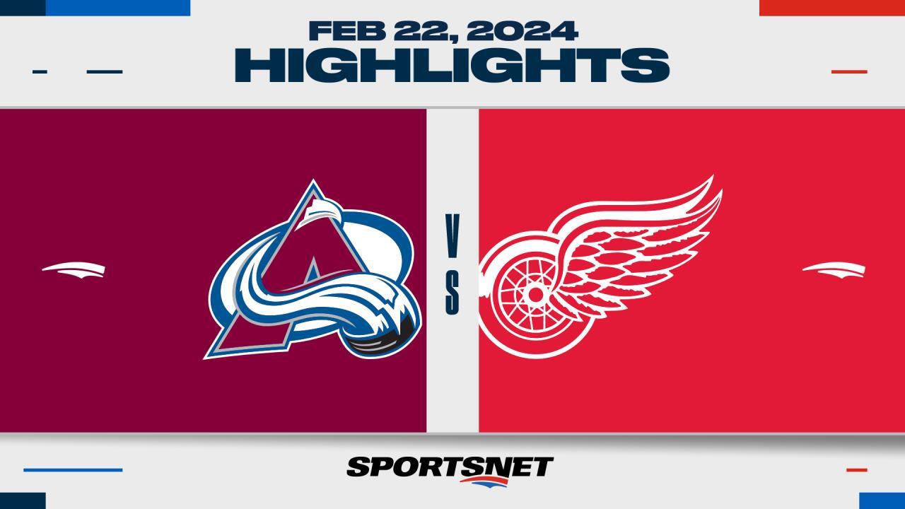 NHL Highlights: Red Wings 2, Avalanche 1 (OT)