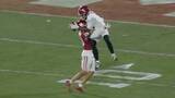 Alabama’s Bernard reaches over a defender to secure an incredible catch
