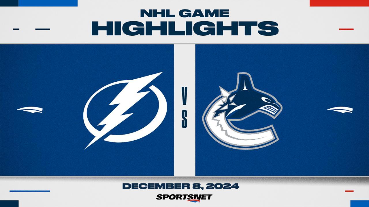 NHL Highlights: Lightning 4, Canucks 2