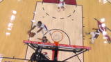Pistons’ Thompson skies for incredible two-handed block of Strus attempt