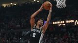 Spurs’ Harper throws down ferocious poster dunk vs. Trail Blazers