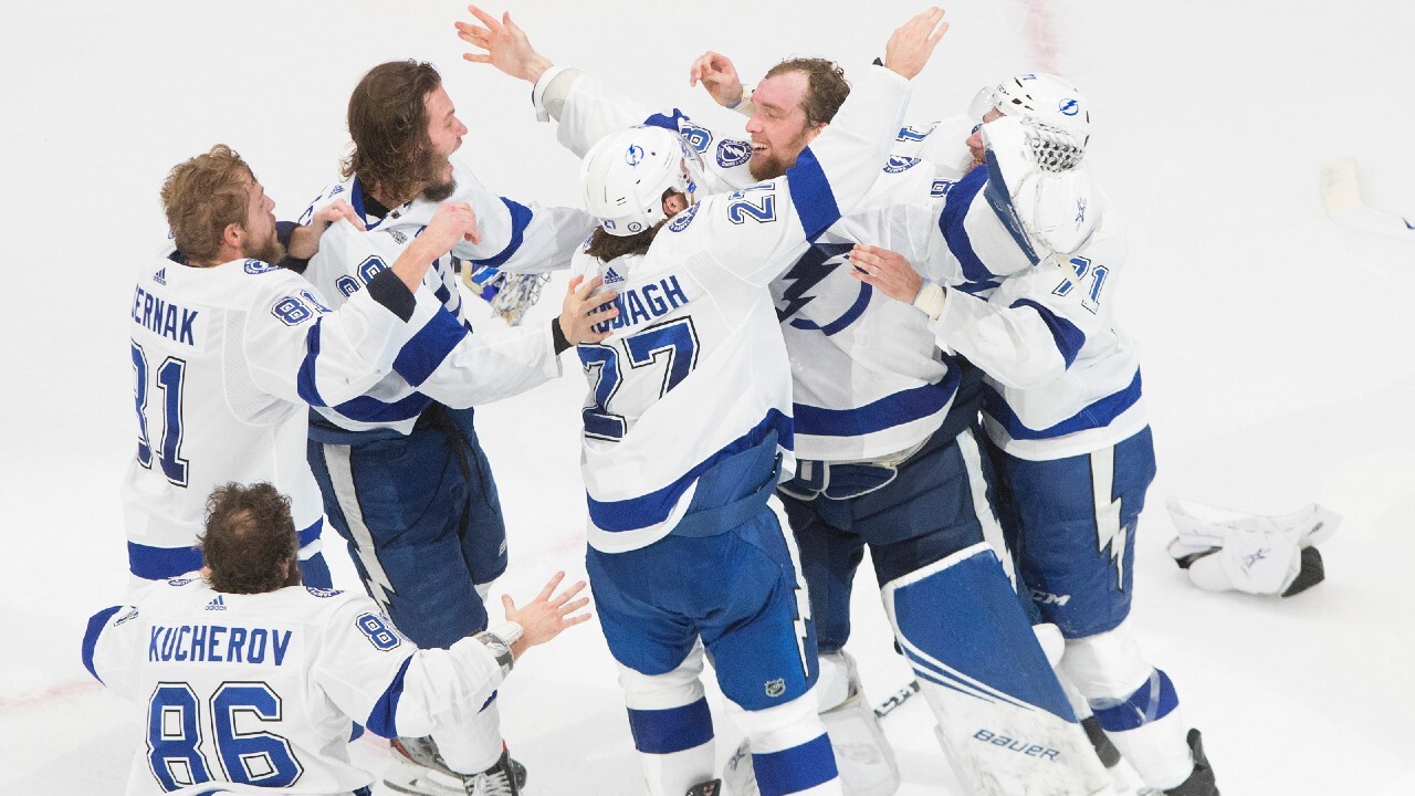 Andrei Vasilevskiy & Mikhail Sergachev Tampa Bay Lightning Multi-Signed 16  x 20 Photograph