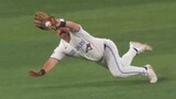 Schneider’s diving snag sets up slick Blue Jays double play