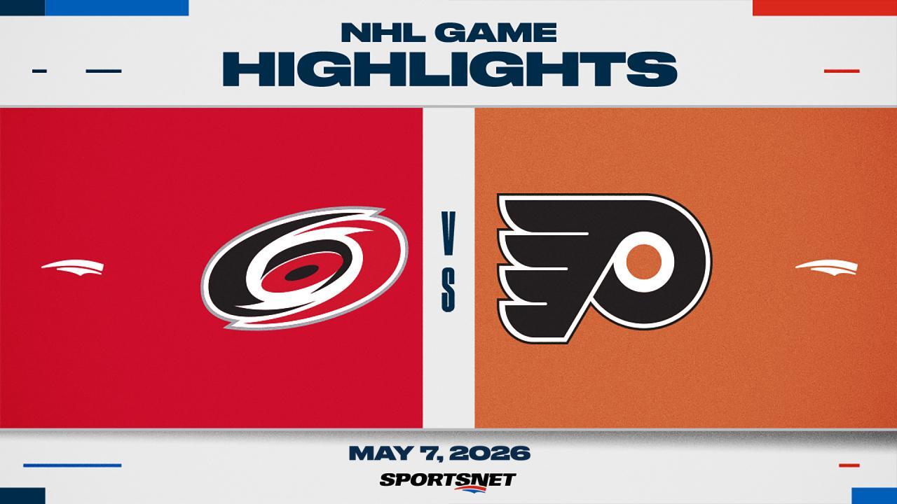 NHL Game 3 Highlights: Hurricanes 4, Flyers 1