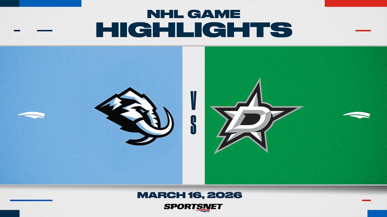 NHL Highlights: Mammoth 6, Stars 3