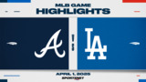 MLB Highlights: Dodgers 3, Braves 1