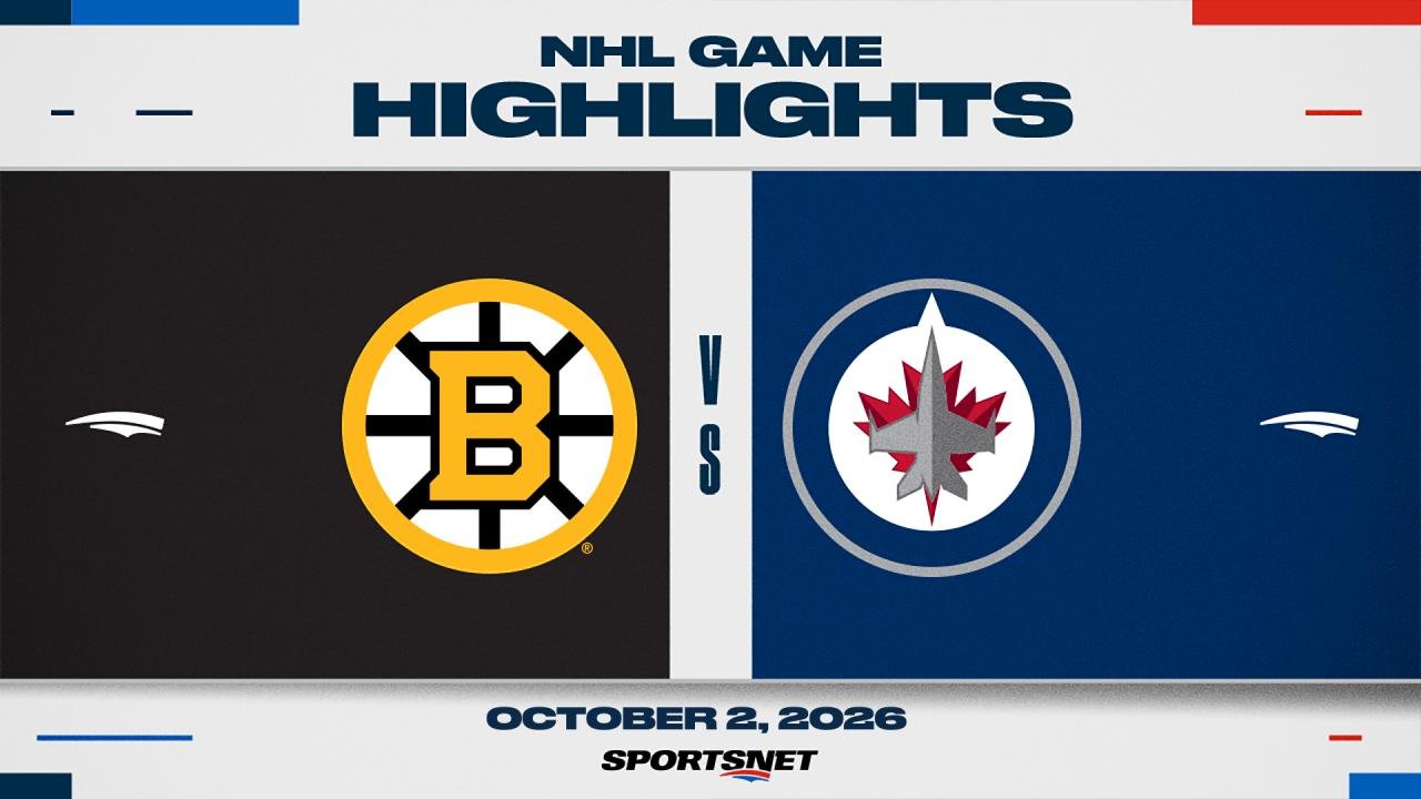 NHL Highlights: Bruins 4, Jets 3 (OT)
