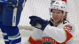 Panthers’ Luostarinen silences crowd with deflection goal in front