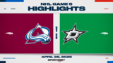 NHL Game 5 Highlights: Stars 6, Avalanche 2
