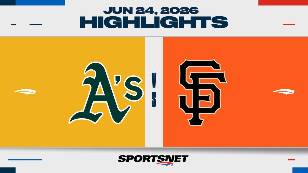 MLB Highlights: Giants 2, Athletics 1