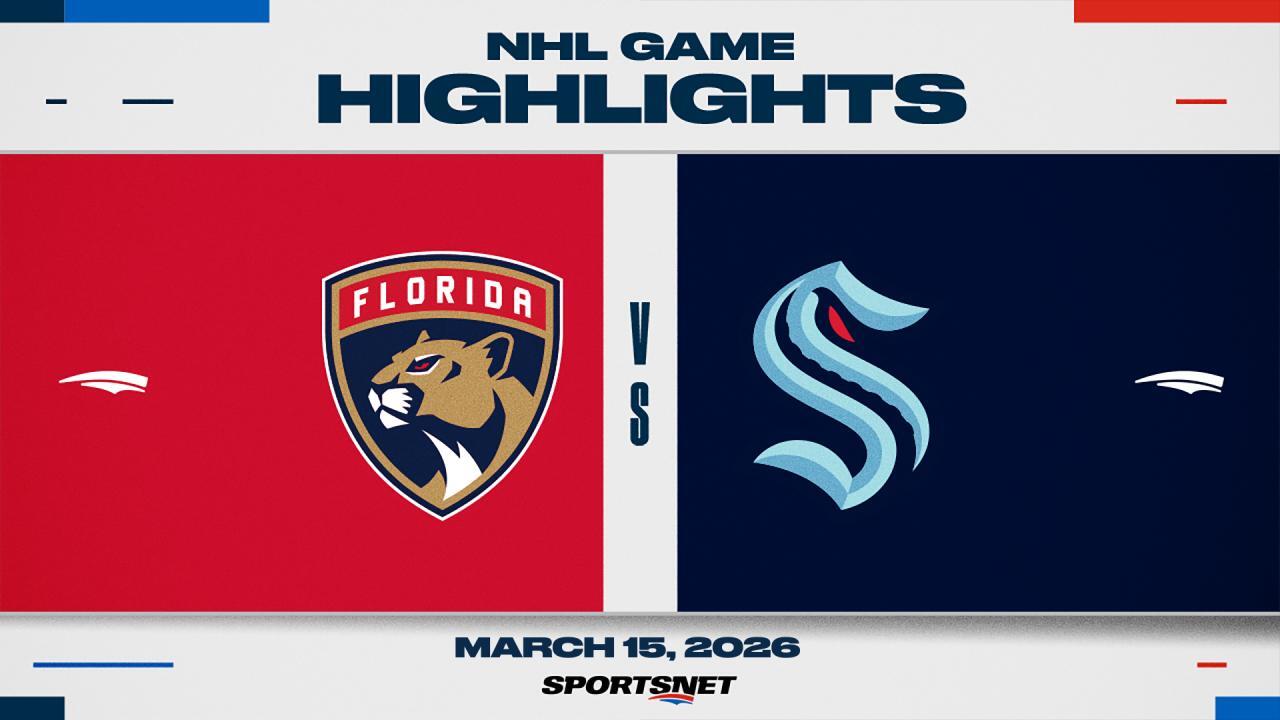 NHL Highlights: Kraken 6, Panthers 2