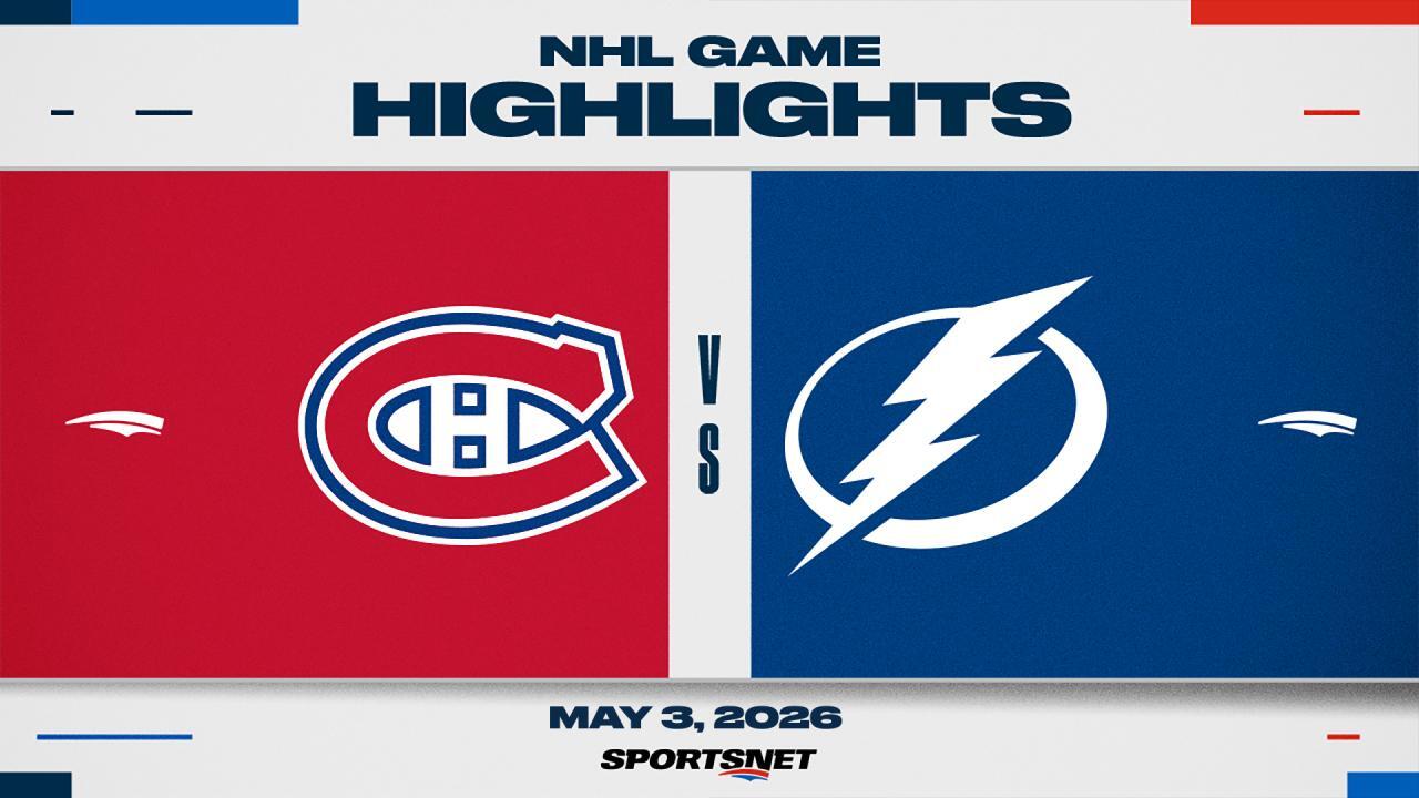 NHL Game 7 Highlights: Canadiens 2, Lightning 1
