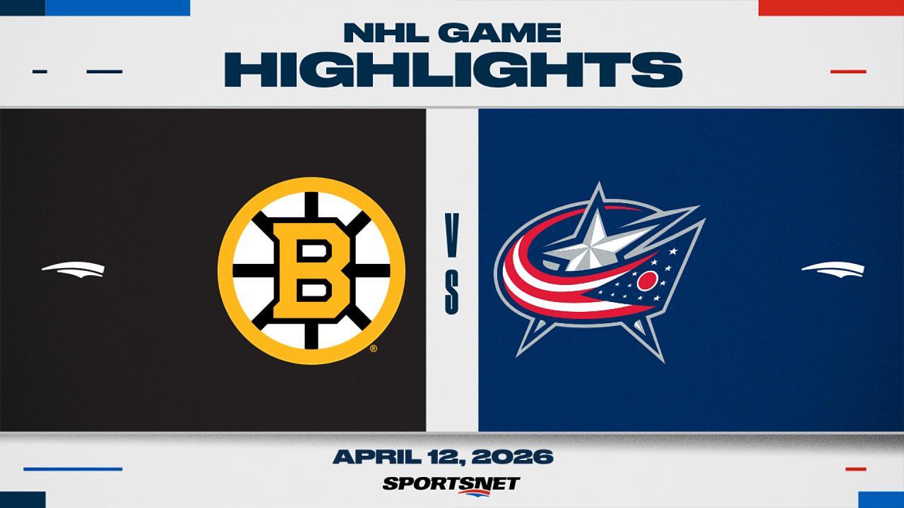 NHL Highlights: Bruins 3, Blue Jackets 2