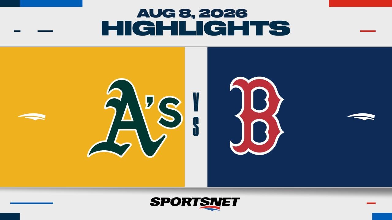 MLB Highlights: Athletics 7, Red Sox 3