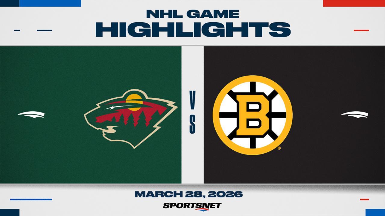 NHL Highlights: Bruins 6, Wild 3