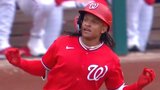 Abrams sets Nationals record for single-season homers by shortstop