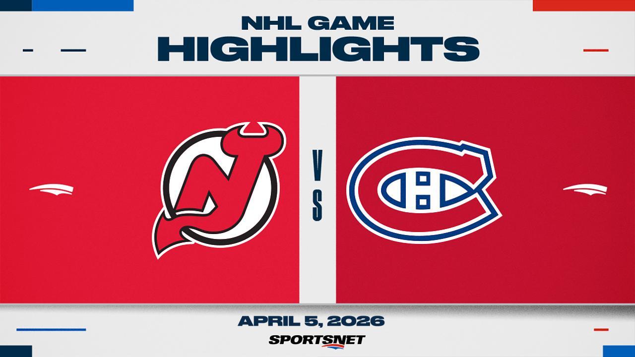 NHL Highlights: Devils 3, Canadiens 0