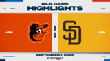 MLB Highlights: Orioles 4, Padres 3