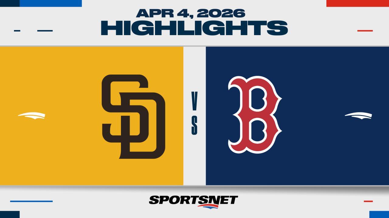 MLB Highlights: Padres 3, Red Sox 2