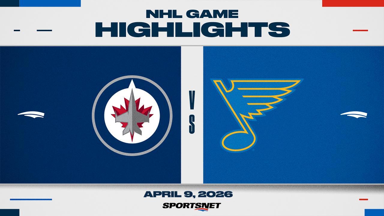 NHL Highlights: Jets 3, Blues 2