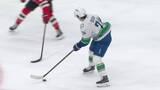 Buium records first Canucks goal in his debut vs. Devils