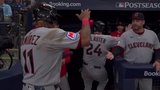 Guardians’ Lowe lines base hit up middle for go-ahead two-run single
