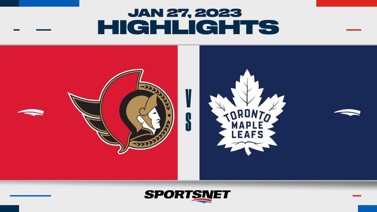 Batherson scores twice in 53 seconds, Sens beat Maple Leafs - The