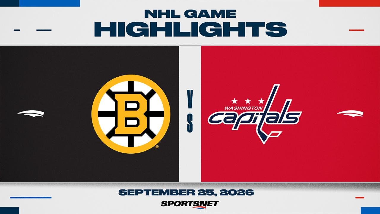 NHL Pre-Season Highlights: Capitals 3, Bruins 2 (OT)
