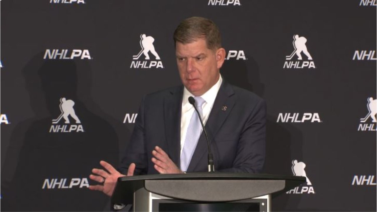 Marty Walsh: LGBTQ community shouldn't feel slighted by NHL players'  refusal of Pride jerseys