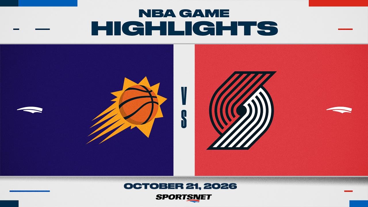 NBA Highlights: Trail Blazers 124, Suns 83
