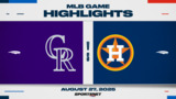 MLB Highlights: Astros 4, Rockies 0