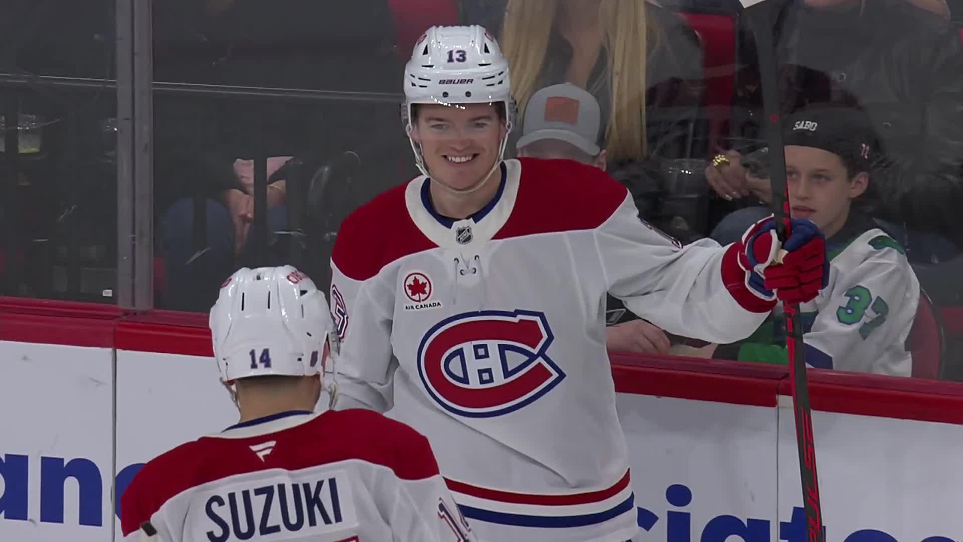 Canadiens’ Caufield snipes 46th goal of season vs. Hurricanes
