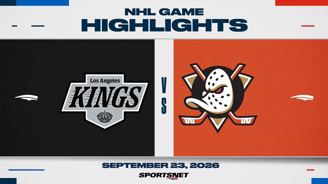 NHL Pre-Season Highlights: Kings 2, Ducks 1