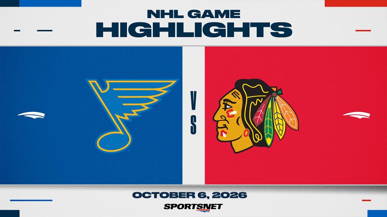 NHL Highlights: Blackhawks 4, Blues 2
