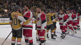 Hurricanes and Golden Knights exchange handshakes after six-game series