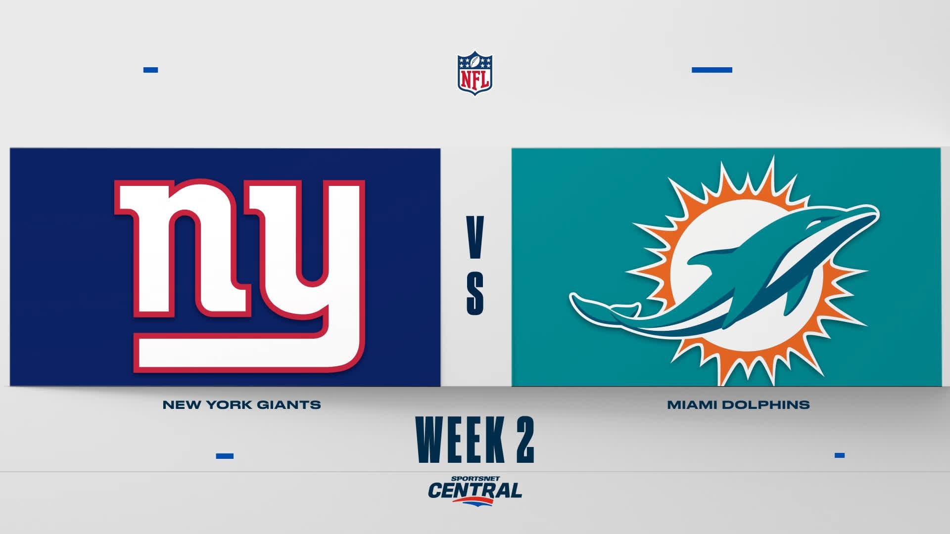 NFL Pre-Season Highlights: Giants 26, Dolphins 3