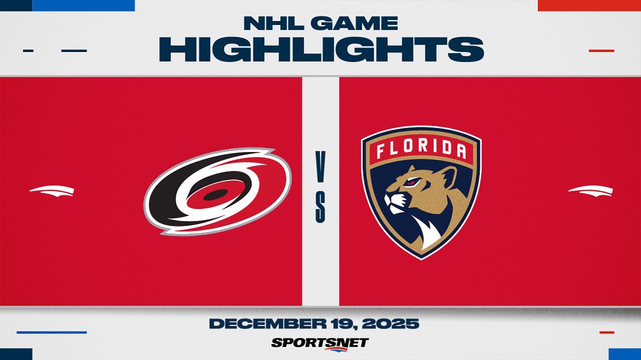 NHL Highlights: Panthers 4, Hurricanes 3 (SO)