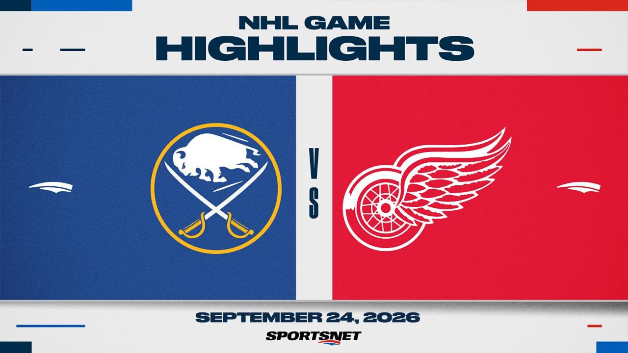 NHL Pre-Season Highlights: Red Wings 3, Sabres 2 (OT)