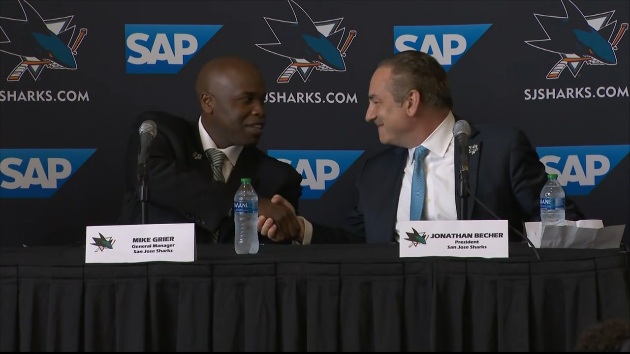 San Jose Sharks hire Mike Grier as first Black GM in NHL history