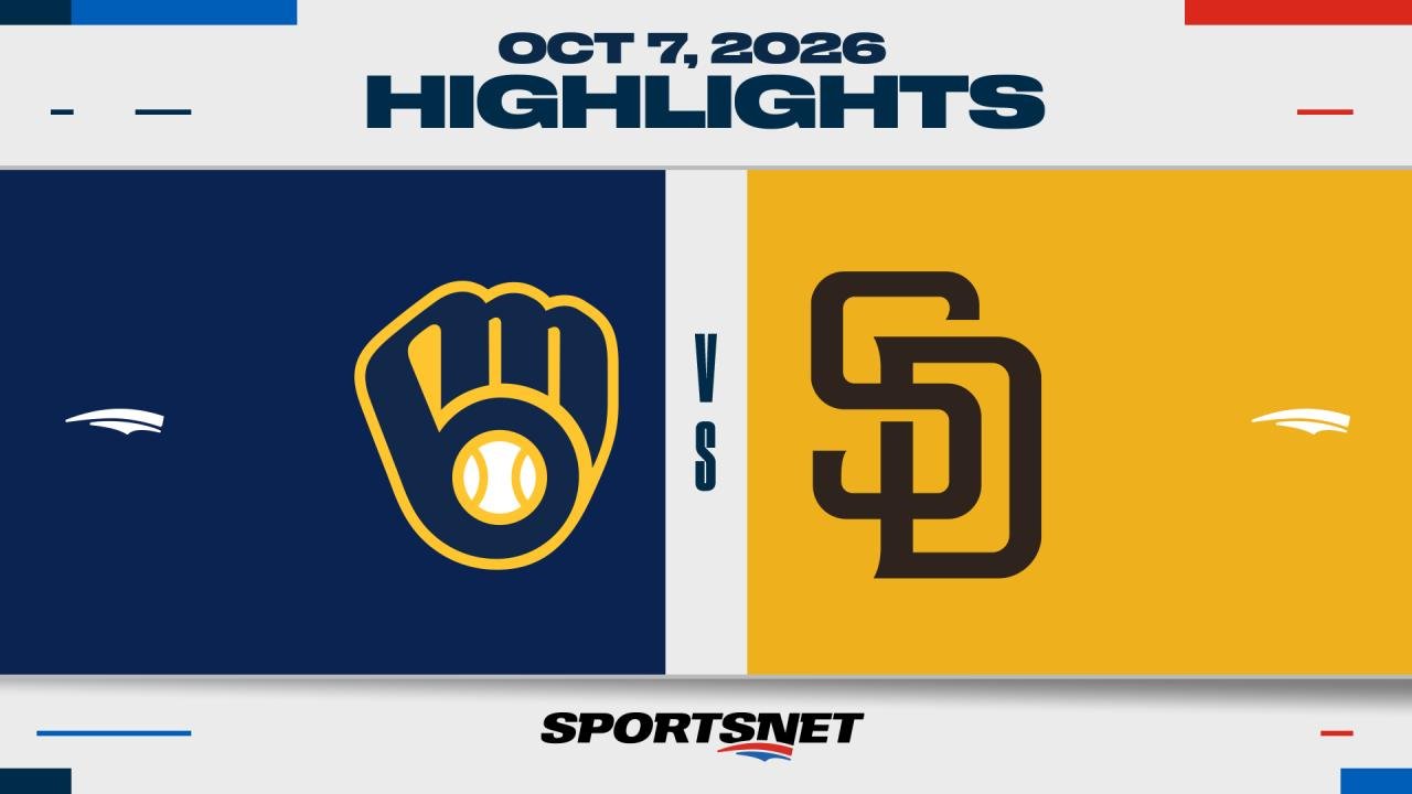 MLB Game 4 Highlights: Brewers 3, Padres 1