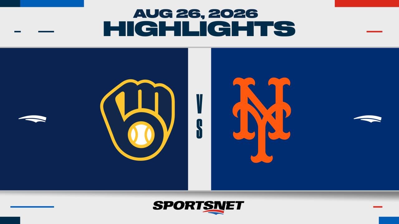 MLB Highlights: Brewers 8, Mets 1
