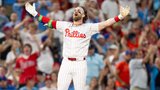 Gotta See It: Phillies’ Harper legs out triple to complete cycle in fifth inning