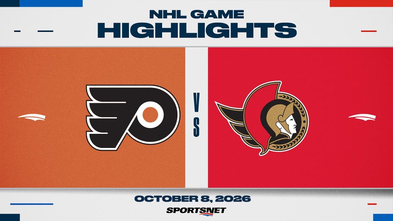 NHL Highlights: Senators 2, Flyers 1
