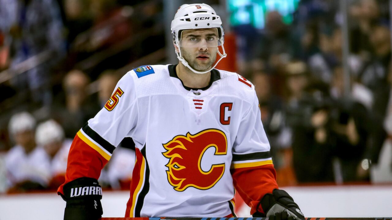 Former Flames captain Mark Giordano scores in return to Calgary