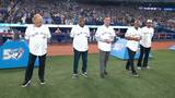 Blue Jays legends throw out first pitches in celebration of 50th season